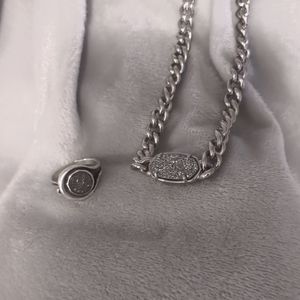 Kendra Scott necklace and matching ring